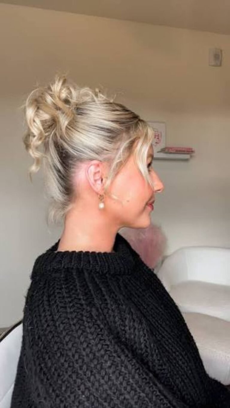 10 Messy Bun Hairstyles for Short Hair That Actually Stay Put